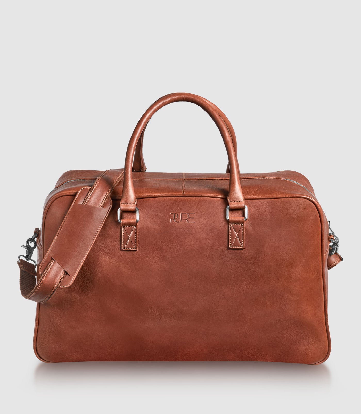 Reisetasche Leder CANOPUS Cognac