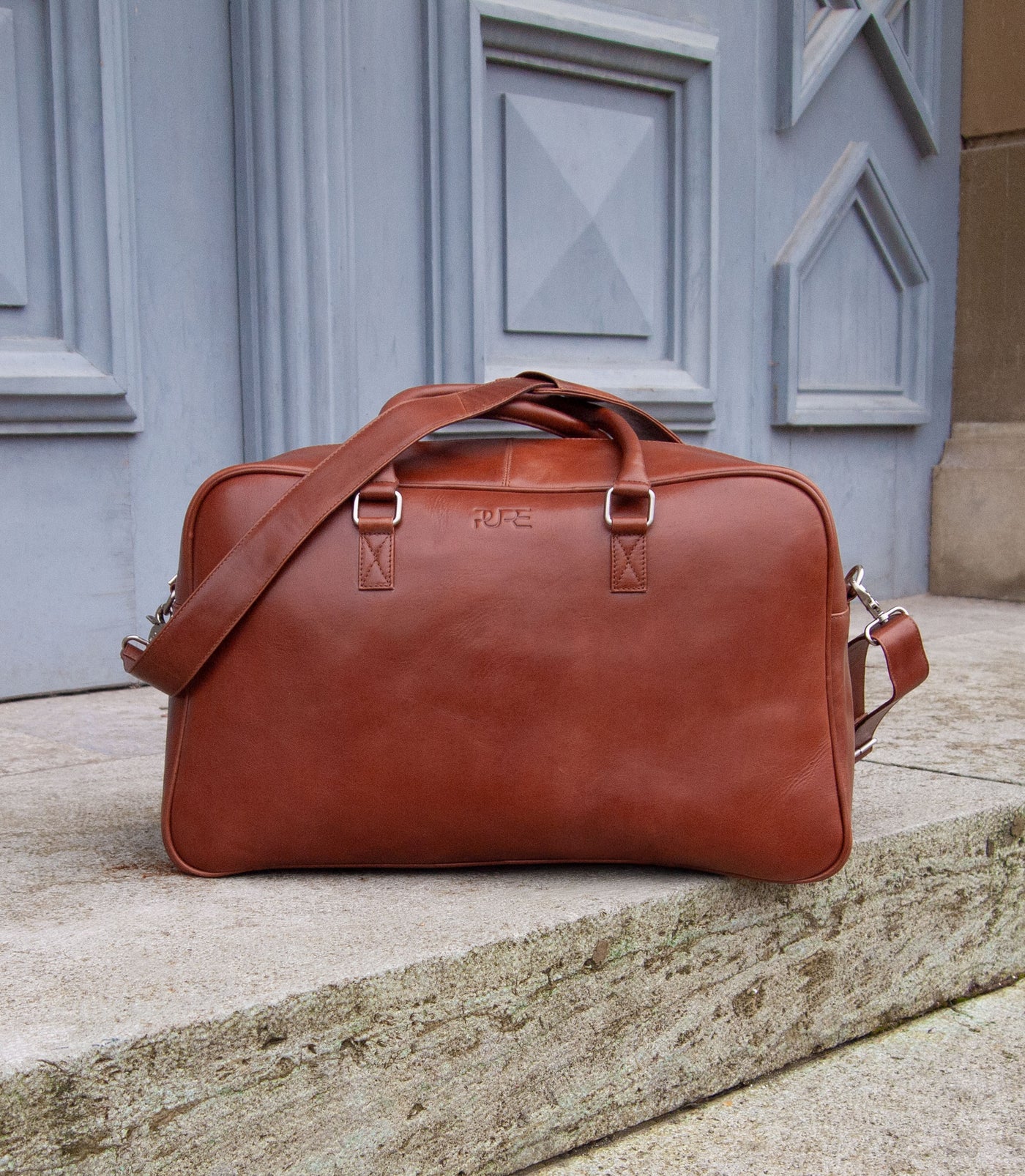 Reisetasche Leder CANOPUS Cognac