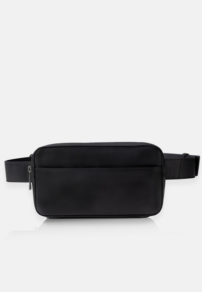 Bauchtasche Leder PALLAS Midnight Black