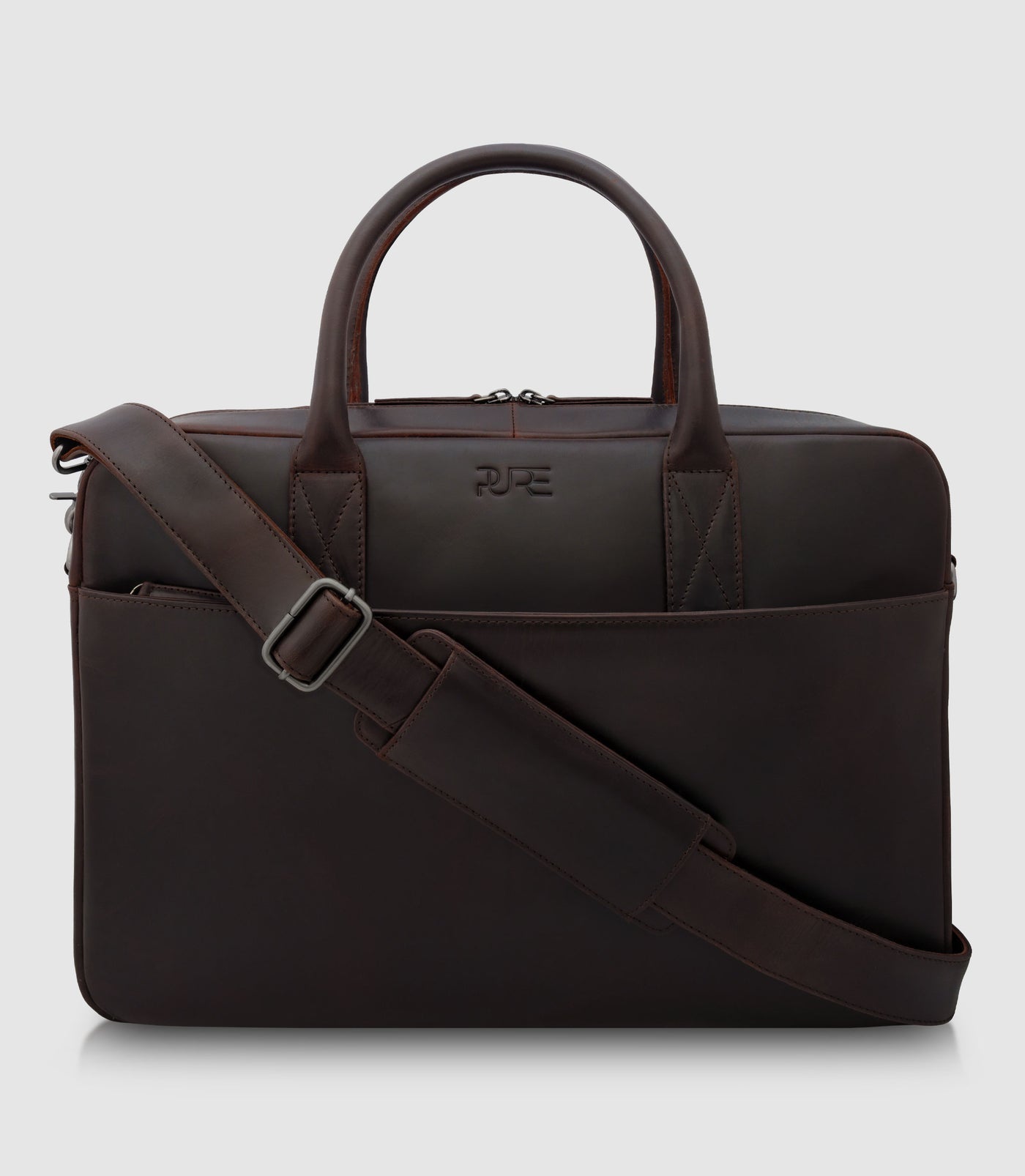 Laptoptasche Leder NAOS Chocolate