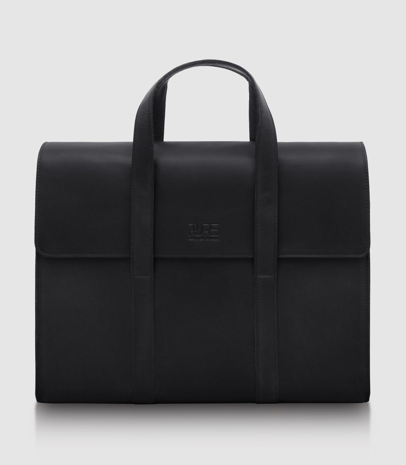 Aktentasche Leder LESATH Midnight black