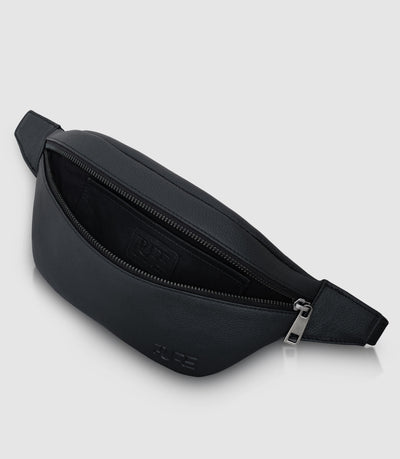 Bauchtasche Leder CAPH Midnight Black