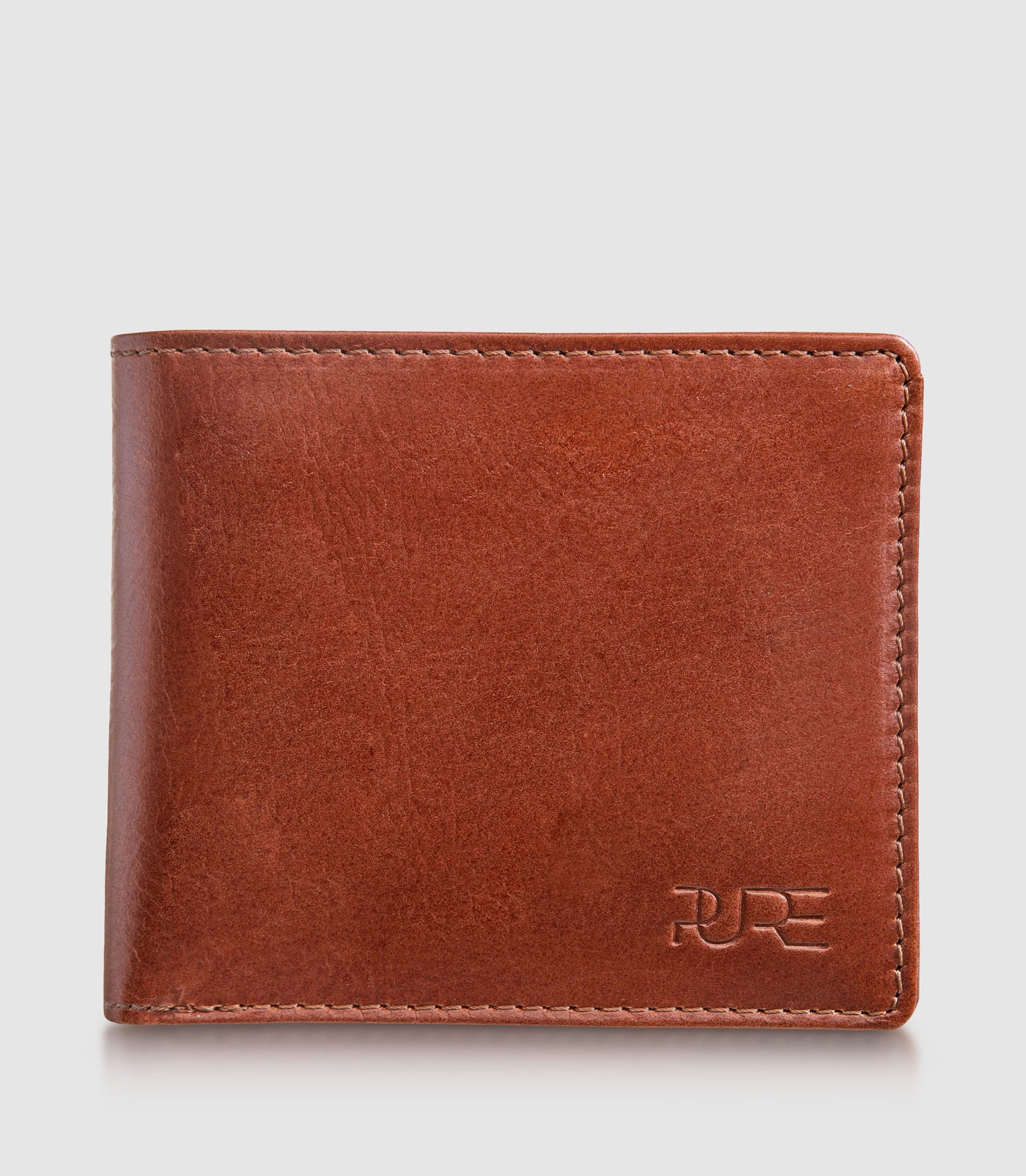 Geldbeutel Leder CASTOR Bifold Cognac