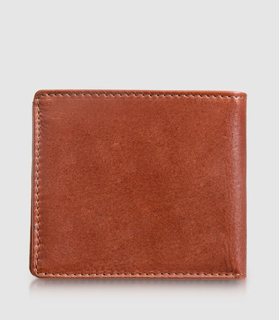 Geldbeutel Leder CASTOR Bifold Cognac