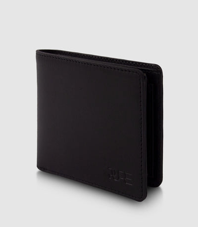 Geldbeutel Leder CASTOR Bifold Midnight Black