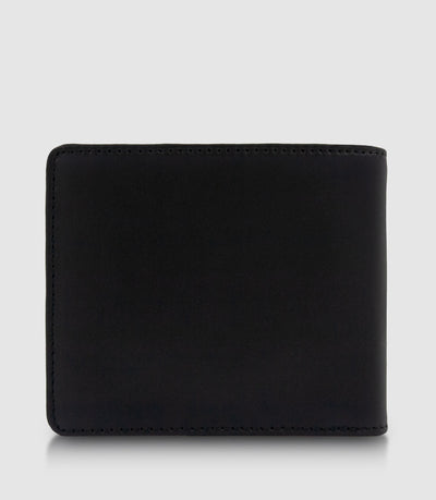 Geldbeutel Leder CASTOR Trifold Midnight Black