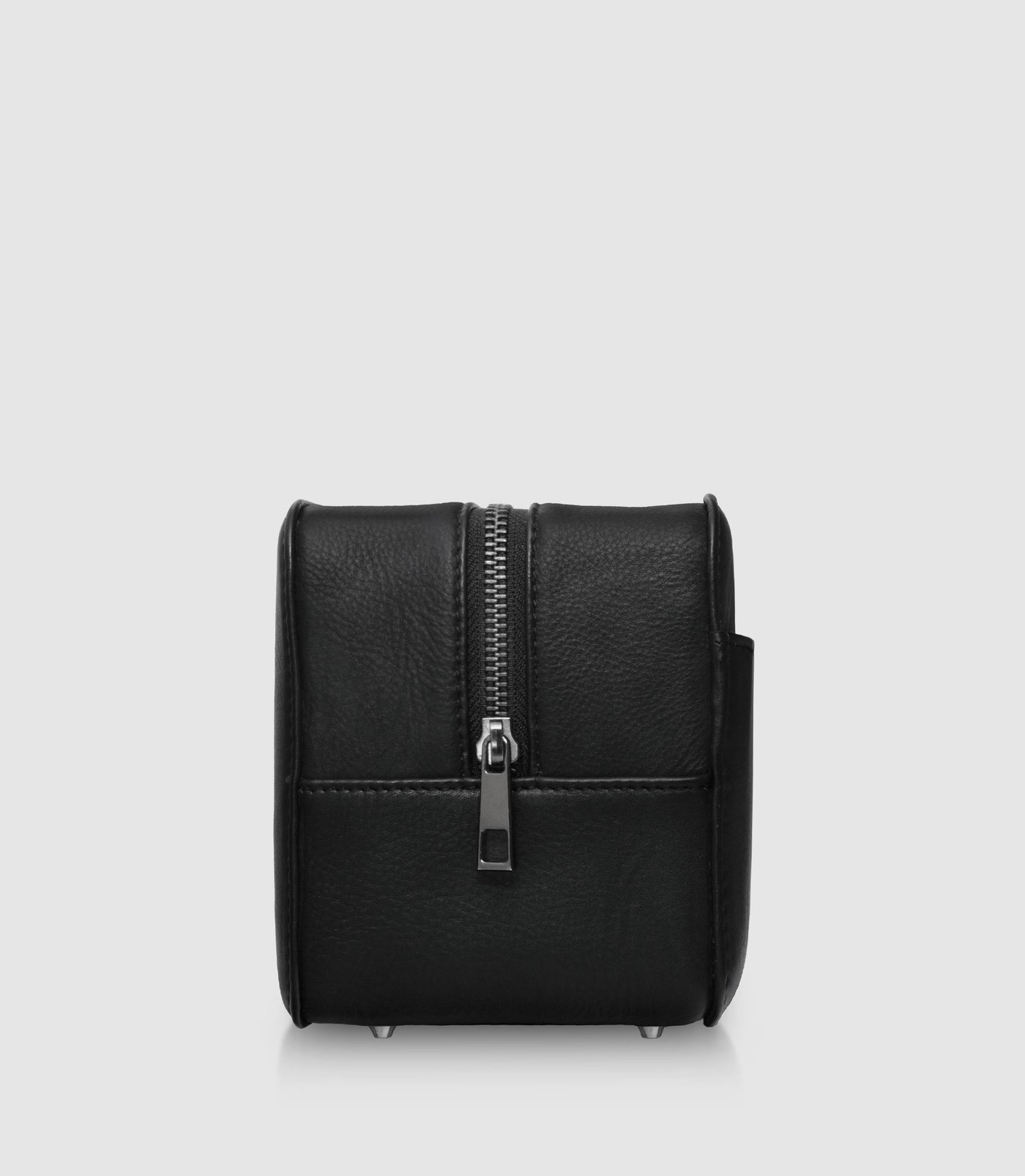 Kulturtasche Leder ATLAS Midnight Black