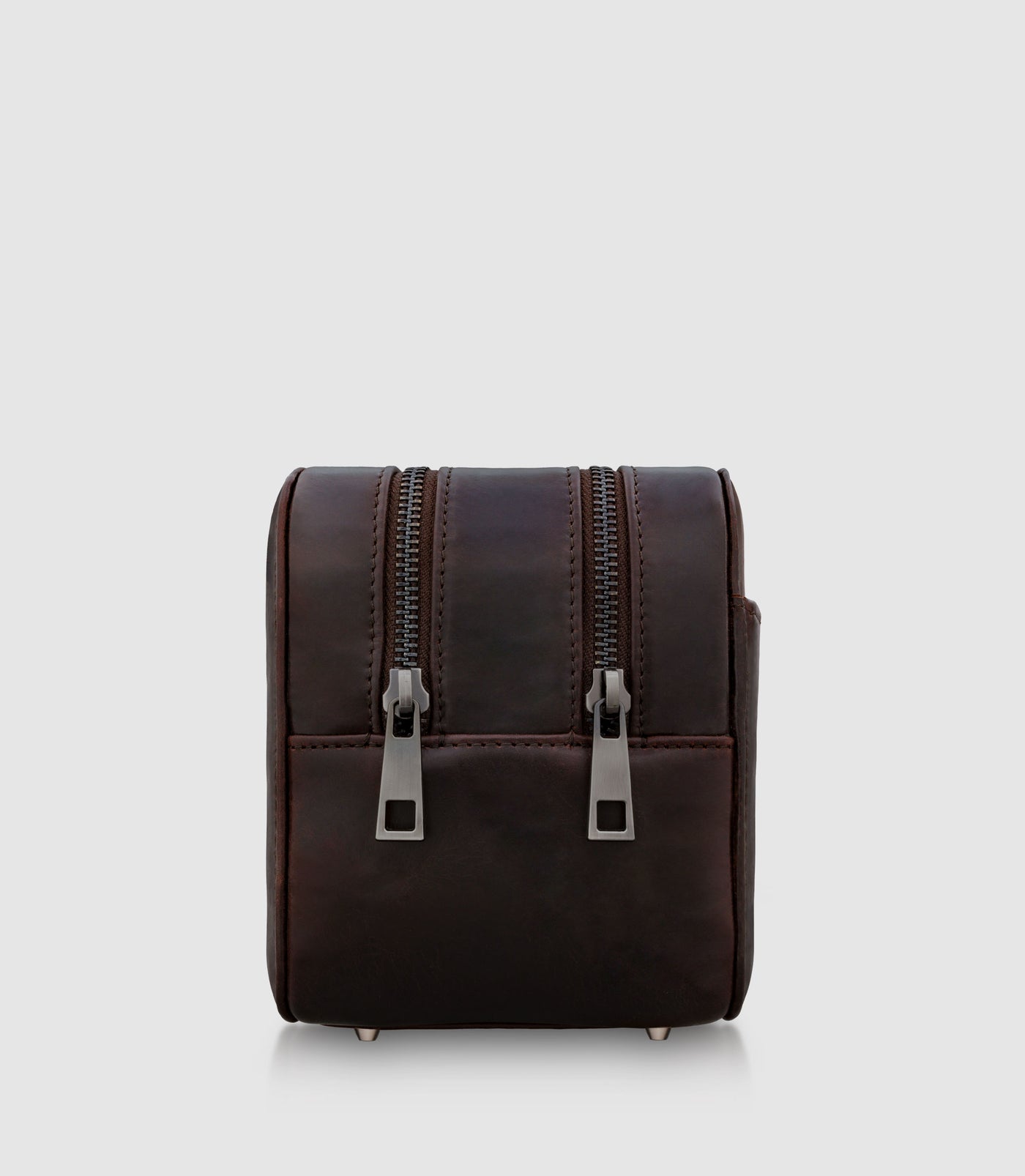 Kulturtasche Leder ATLAS XL Chocolate