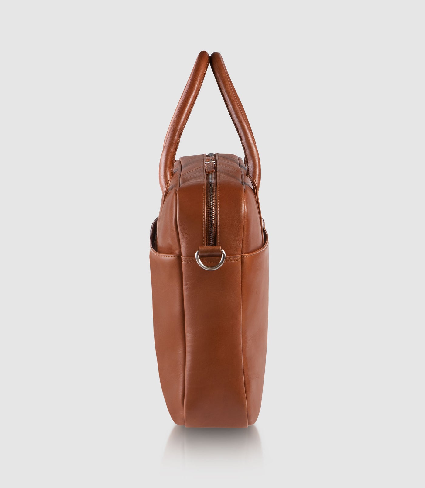 Laptoptasche Leder NAOS Cognac