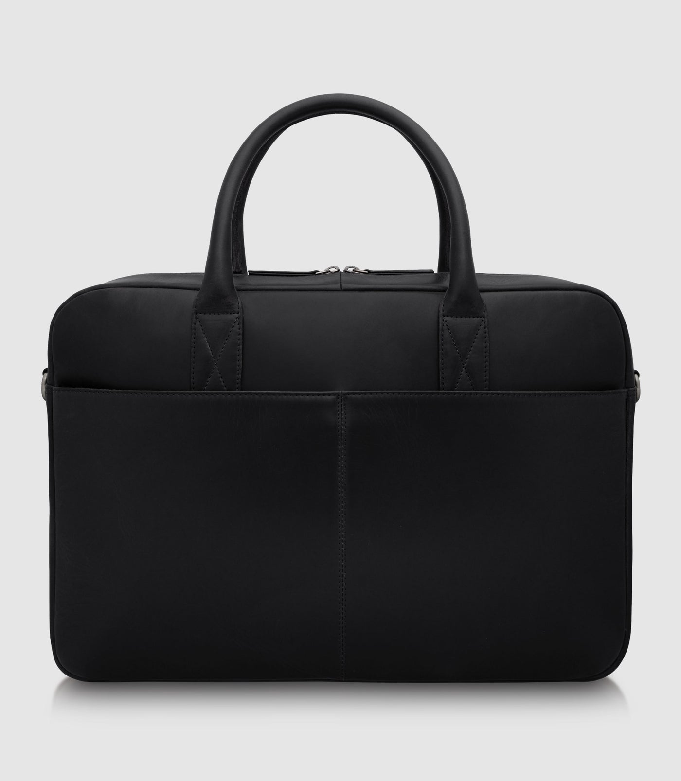 Laptoptasche Leder NAOS Midnight black