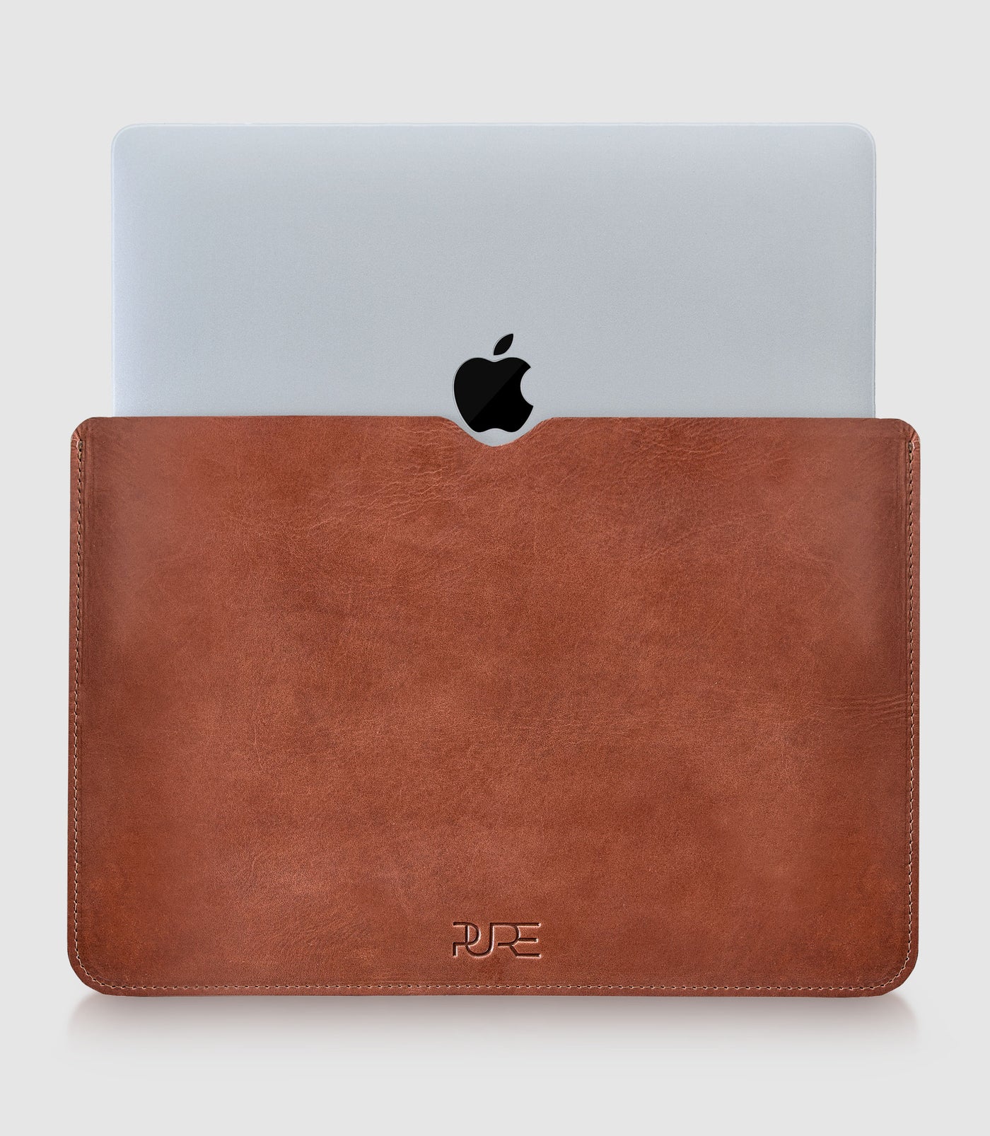 16" MacBook Lederhülle AVIOR Cognac