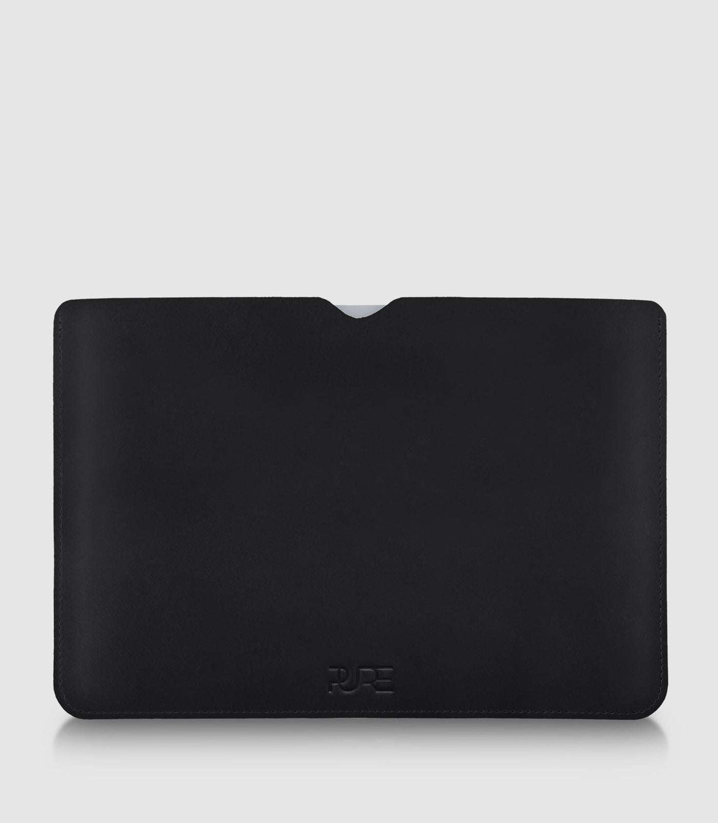 16" MacBook Lederhülle AVIOR Midnight Black