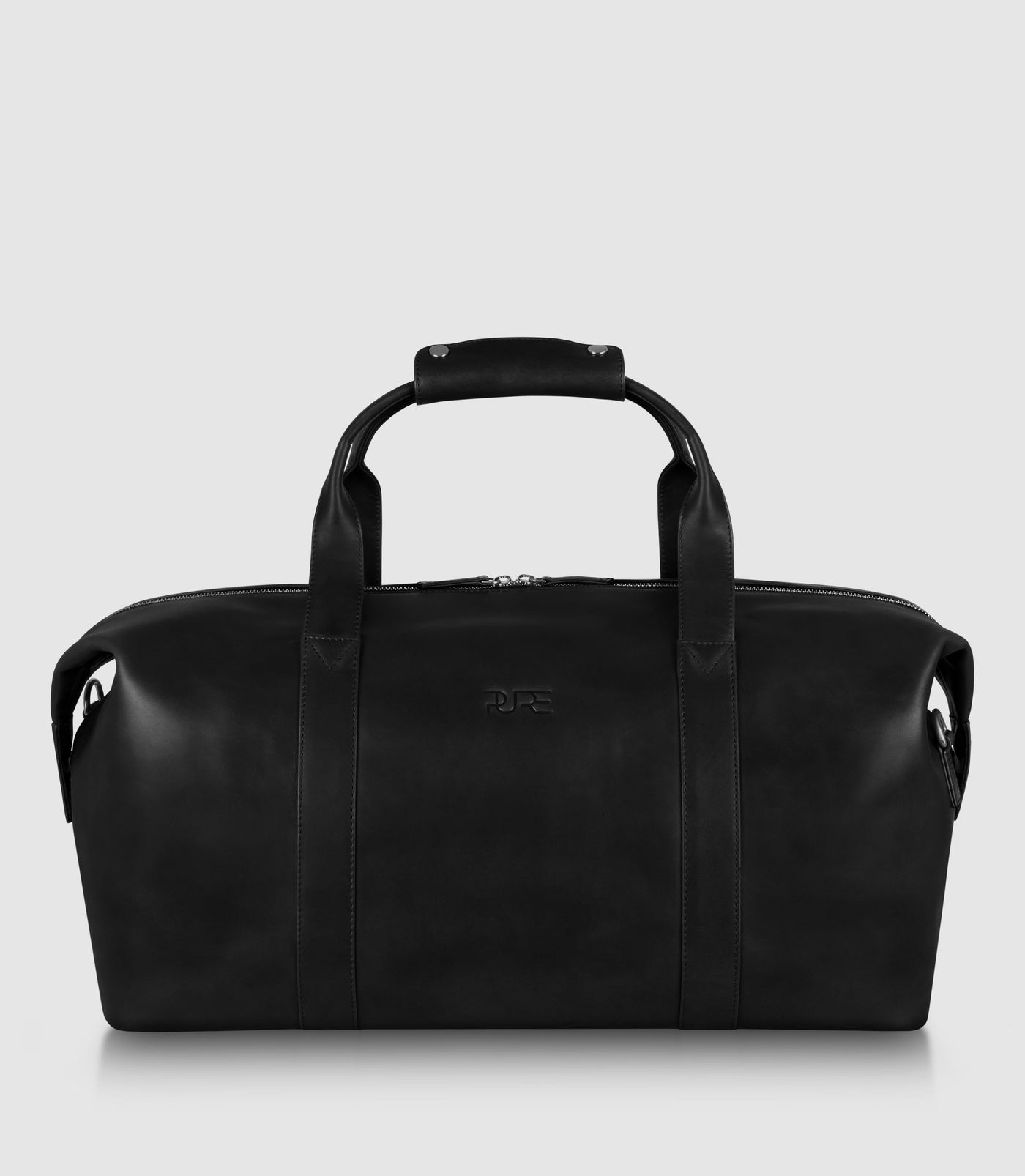 Reisetasche Leder ELNATH Midnight Black