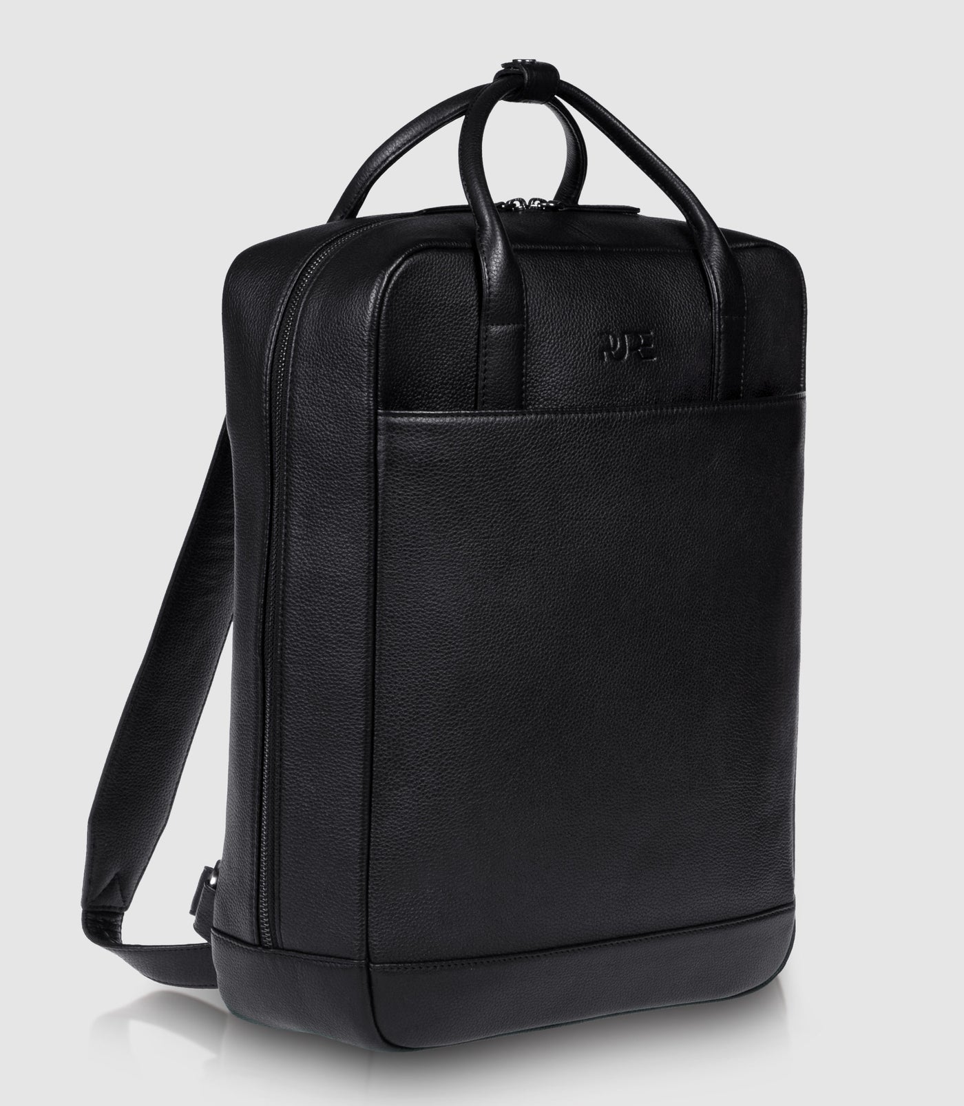 Rucksack Leder VEGA Midnight Black